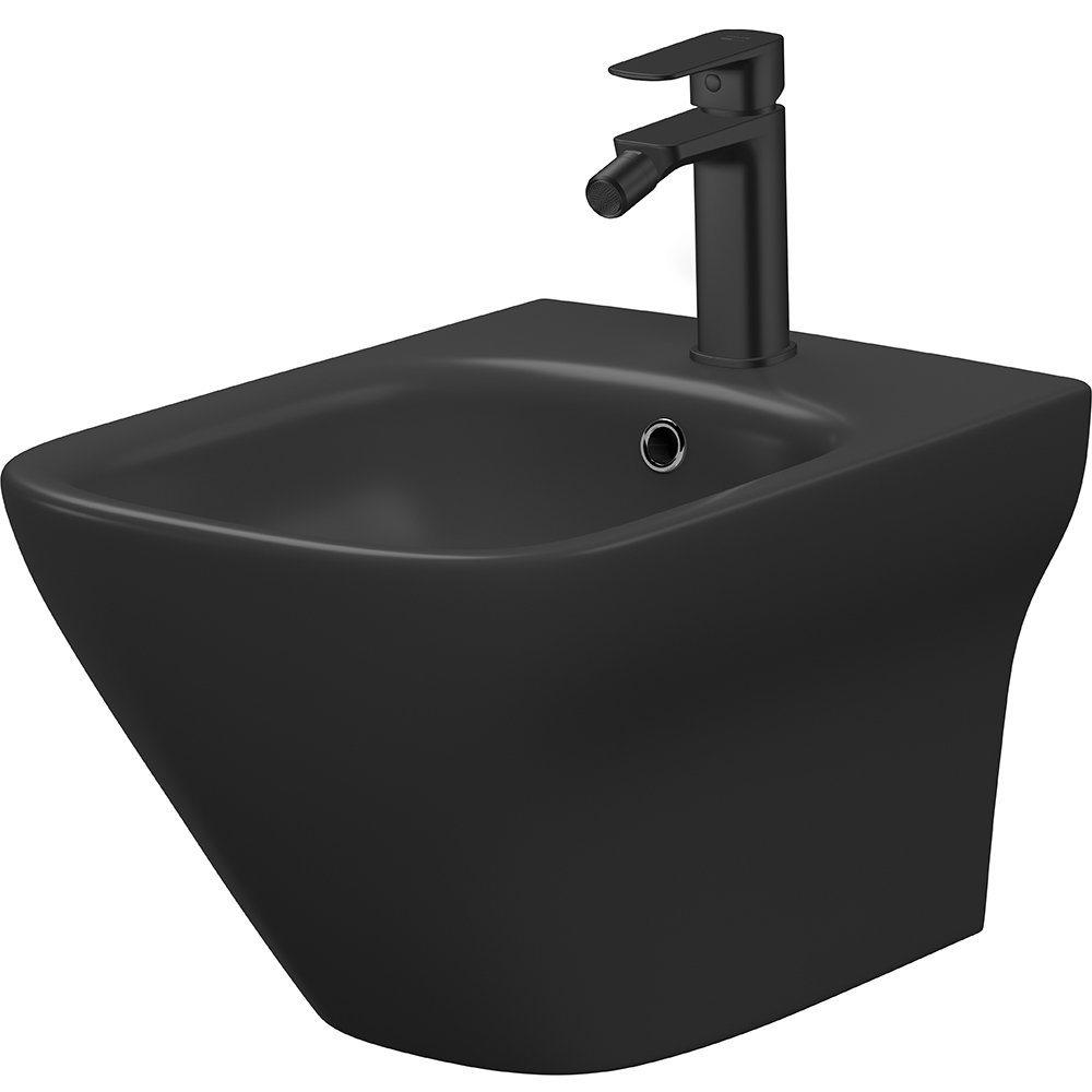 CERSANIT Wandbidet LARGA OVAL Anthrazit K677-041