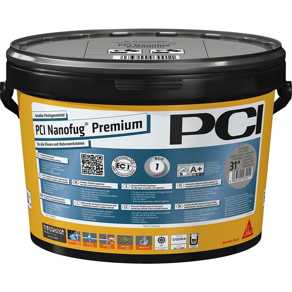 Flexfugenmörtel PCI Nanofug Premium nussbraun 5 kg Flexfugenmörtel PCI Nanofug Premium nussbraun 5 kg