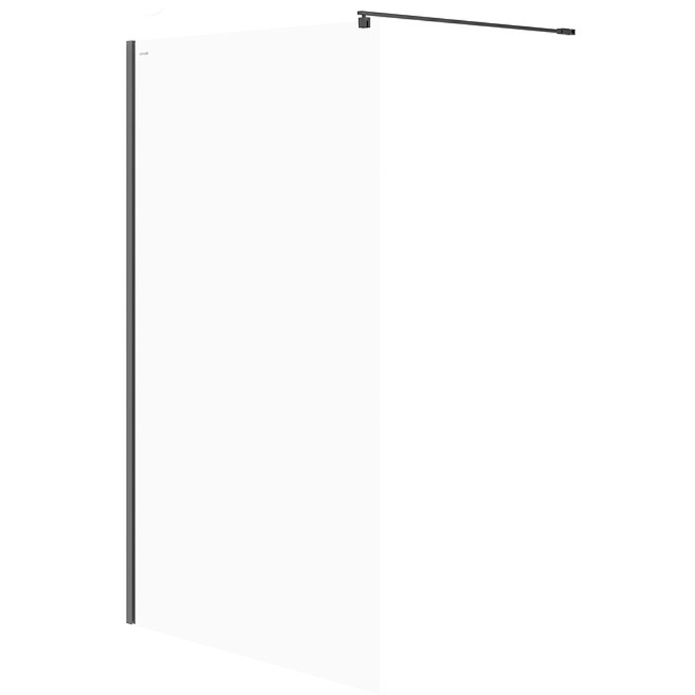 CERSANIT WALK-IN MILLE Duschkabine schwarz 120x200 transparentes Glas S161-004