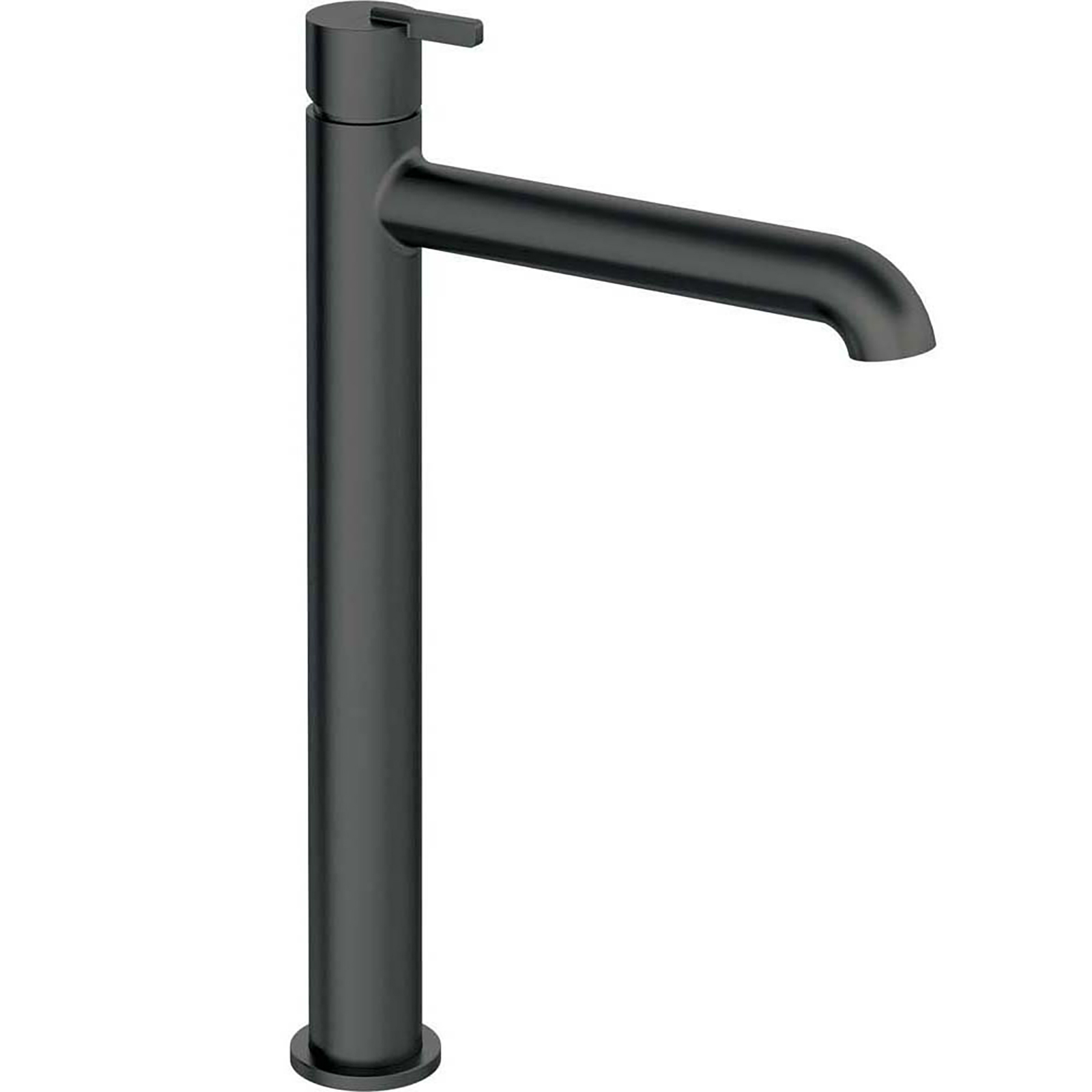 DEANTE SILIA Waschbeckenwasserhahn mit Sockel, schwarzer BQS_N20K