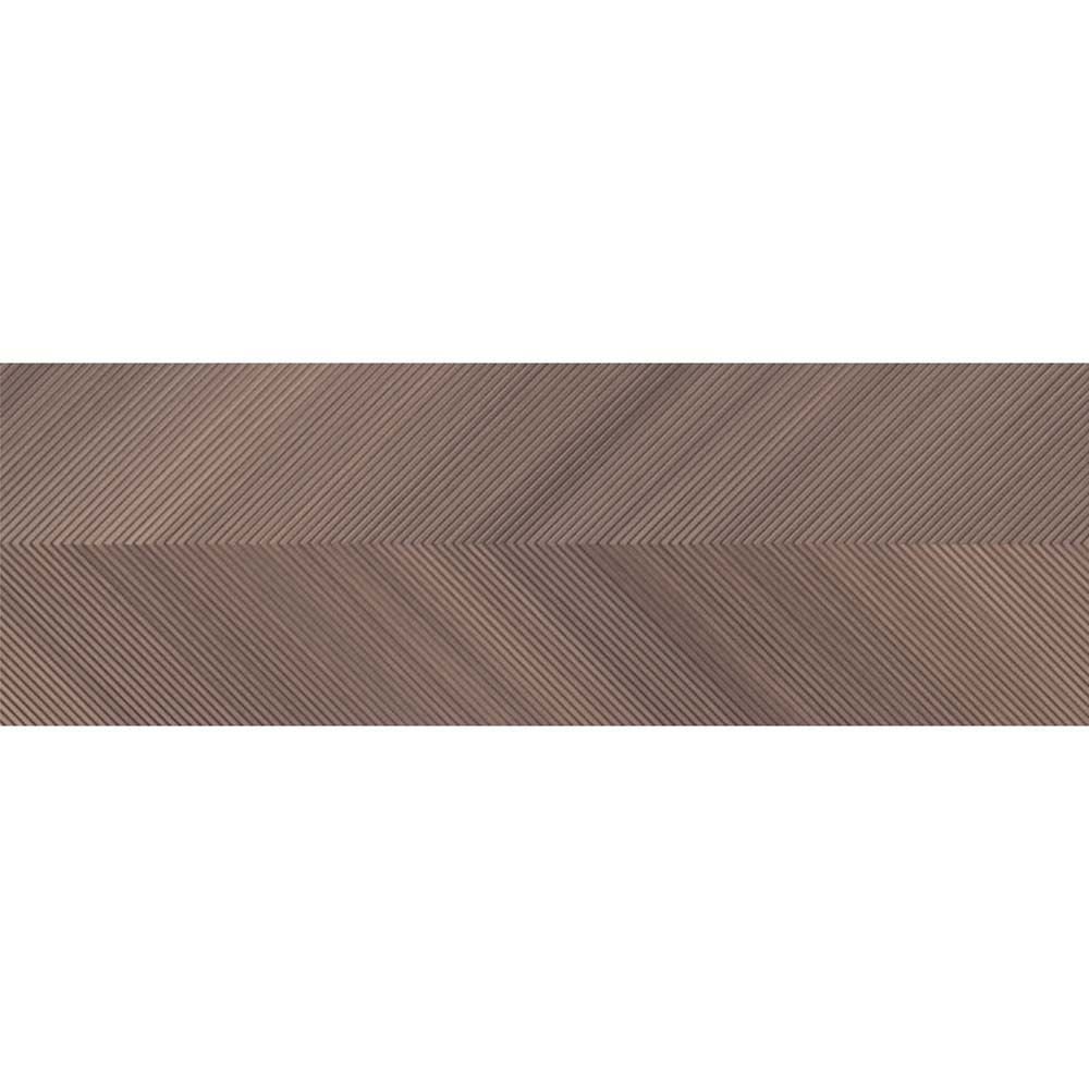 WANDFLIESE CERAMICA SALONI EUKALYPT VECTOR MARRON-CACAO BROWN MAT 40X120