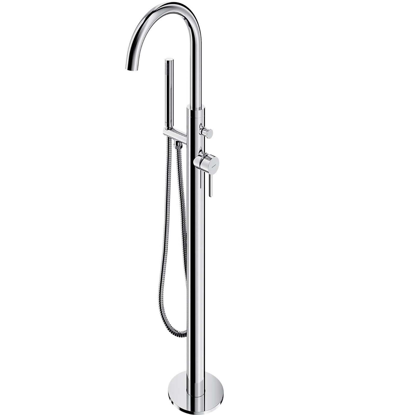 OMNIRES Badewannenhahn Y freistehende Chromglanz Y1233CR