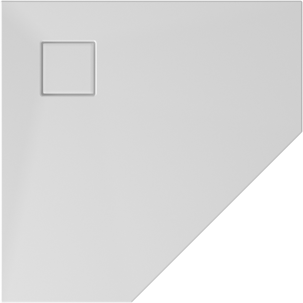 CERSANIT Fünfeckiges Duschwannen-Set TAKO SLIM 80x4 + Siphon S601-130 CERSANIT Fünfeckiges Duschwannen-Set TAKO SLIM 80x4 + Siphon S601-130