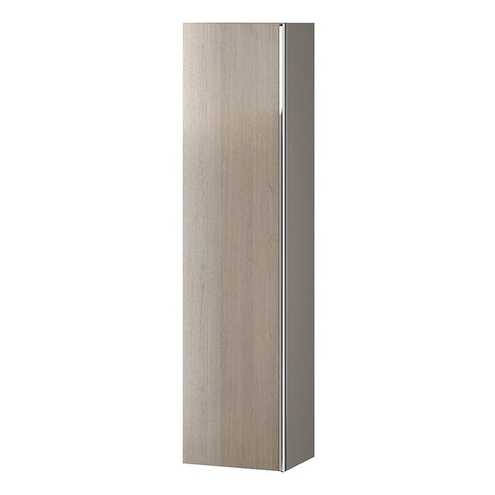 CERSANIT Badschrank VIRGO grau Griff chrom S522-034