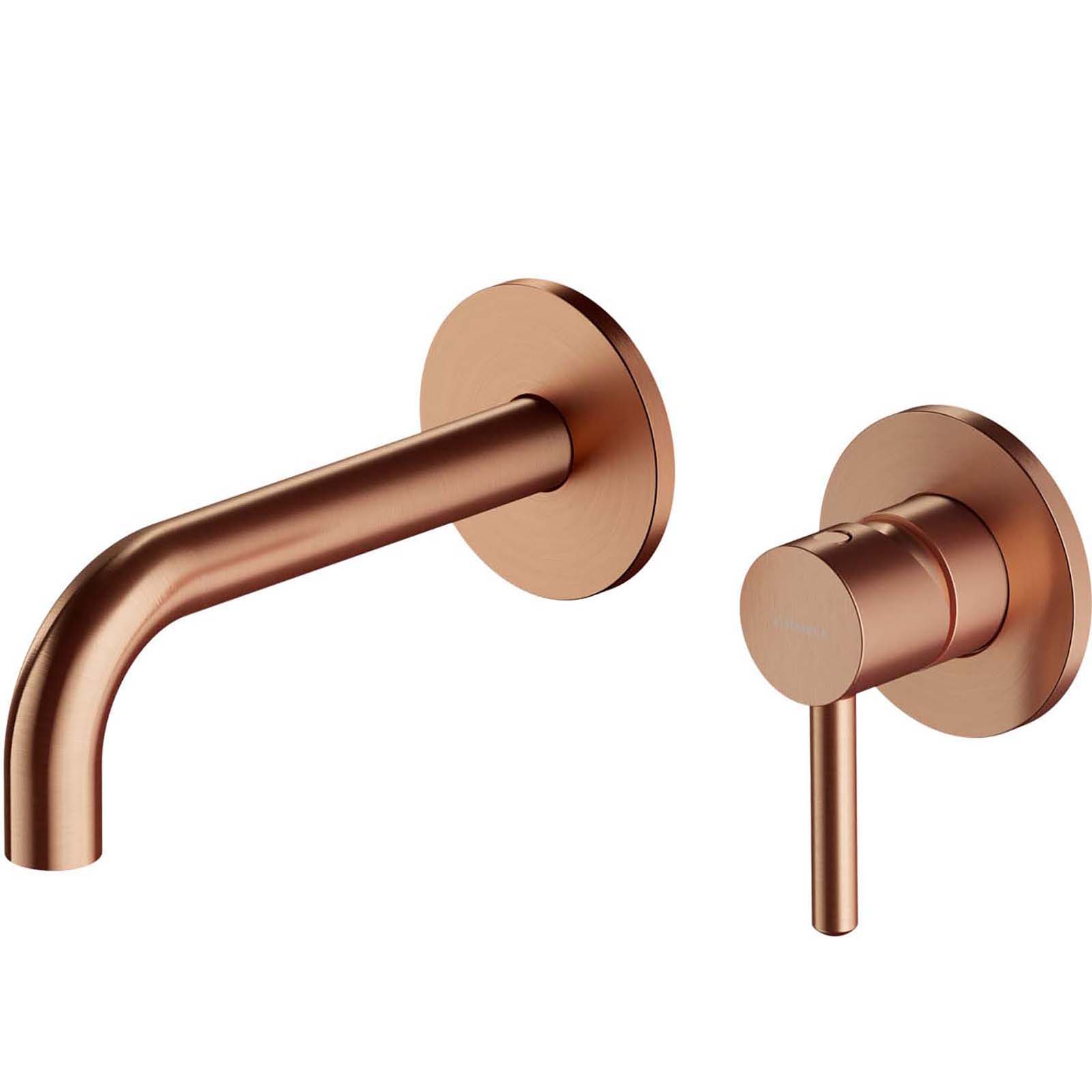 OMNIRES Waschbeckenwasserhahn Y bündig montiert, Kupfer gebürstet Y1215HCPB