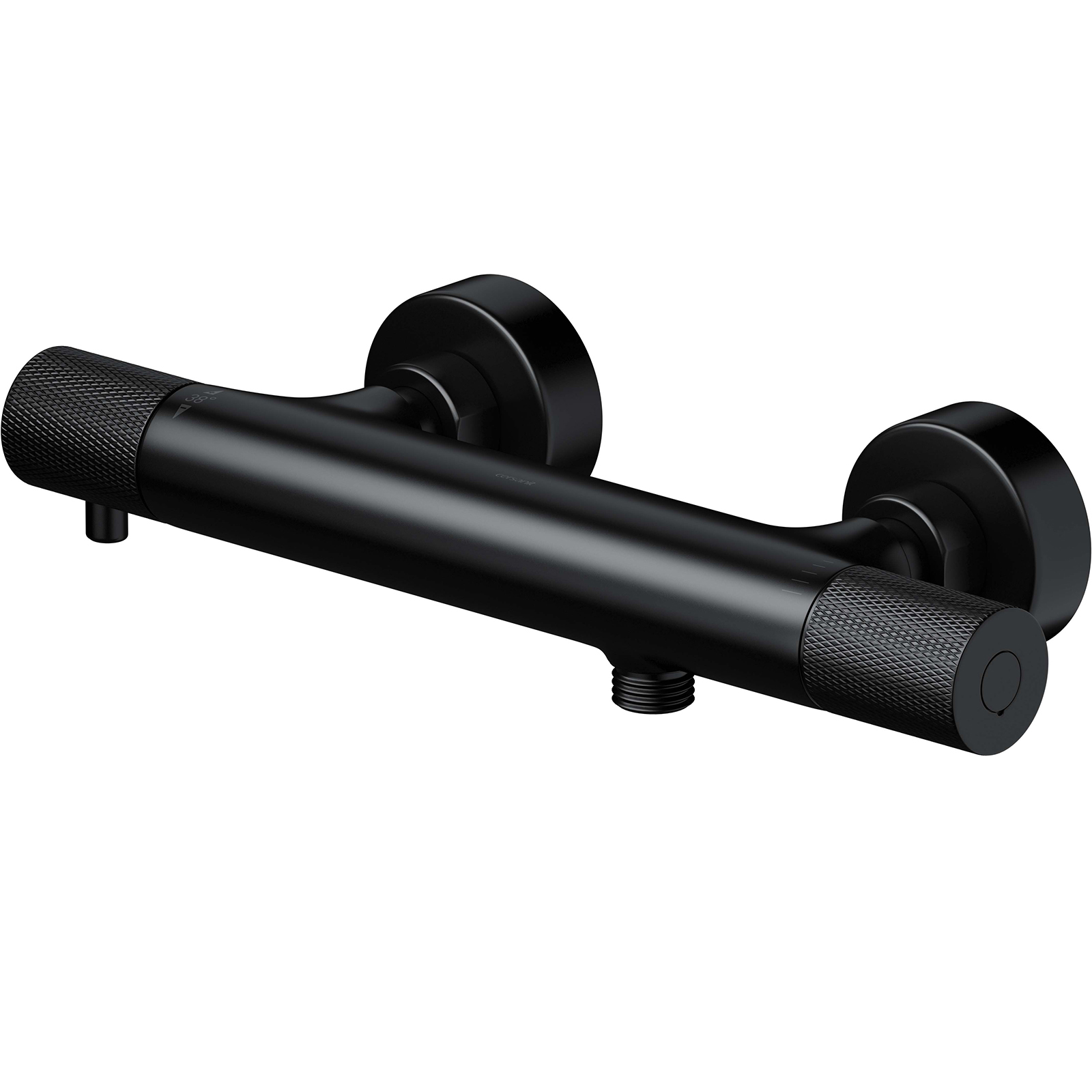 CERSANIT Wandmontierter Duschthermostat ZEN schwarz S951-582