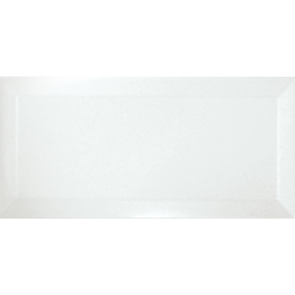 WANDFLIESE RIBESALBES BISEL BLANCO BRILLO 10X20