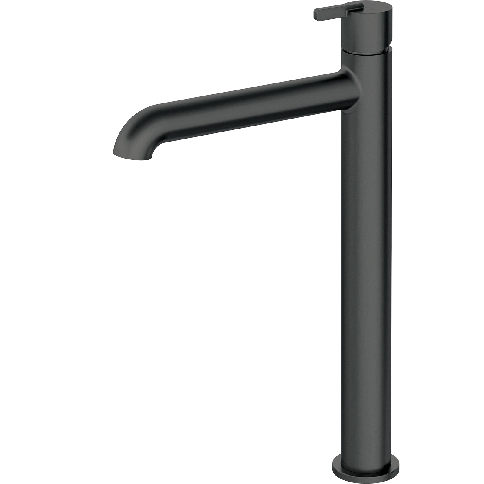 DEANTE SILIA Waschbeckenwasserhahn mit Sockel, schwarzer BQS_N20K