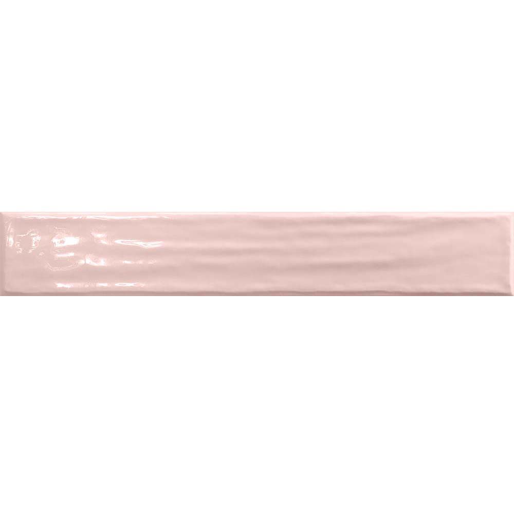 WANDFLIESE JAIPUR PINK BLUSH GLÄNZEND 5X30 VILAR ALBARO