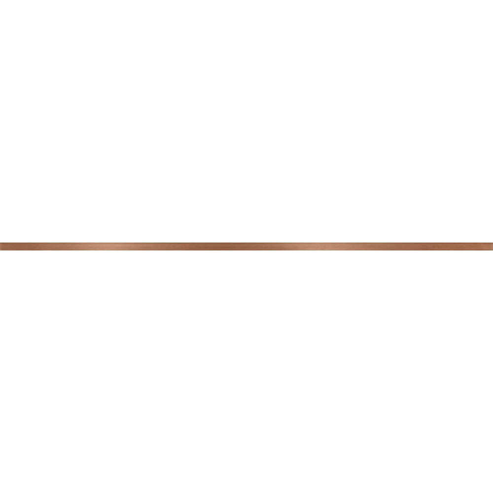 WANDFLIESE LEISTEN UNIVERSAL METAL COPPER MAT 1X60