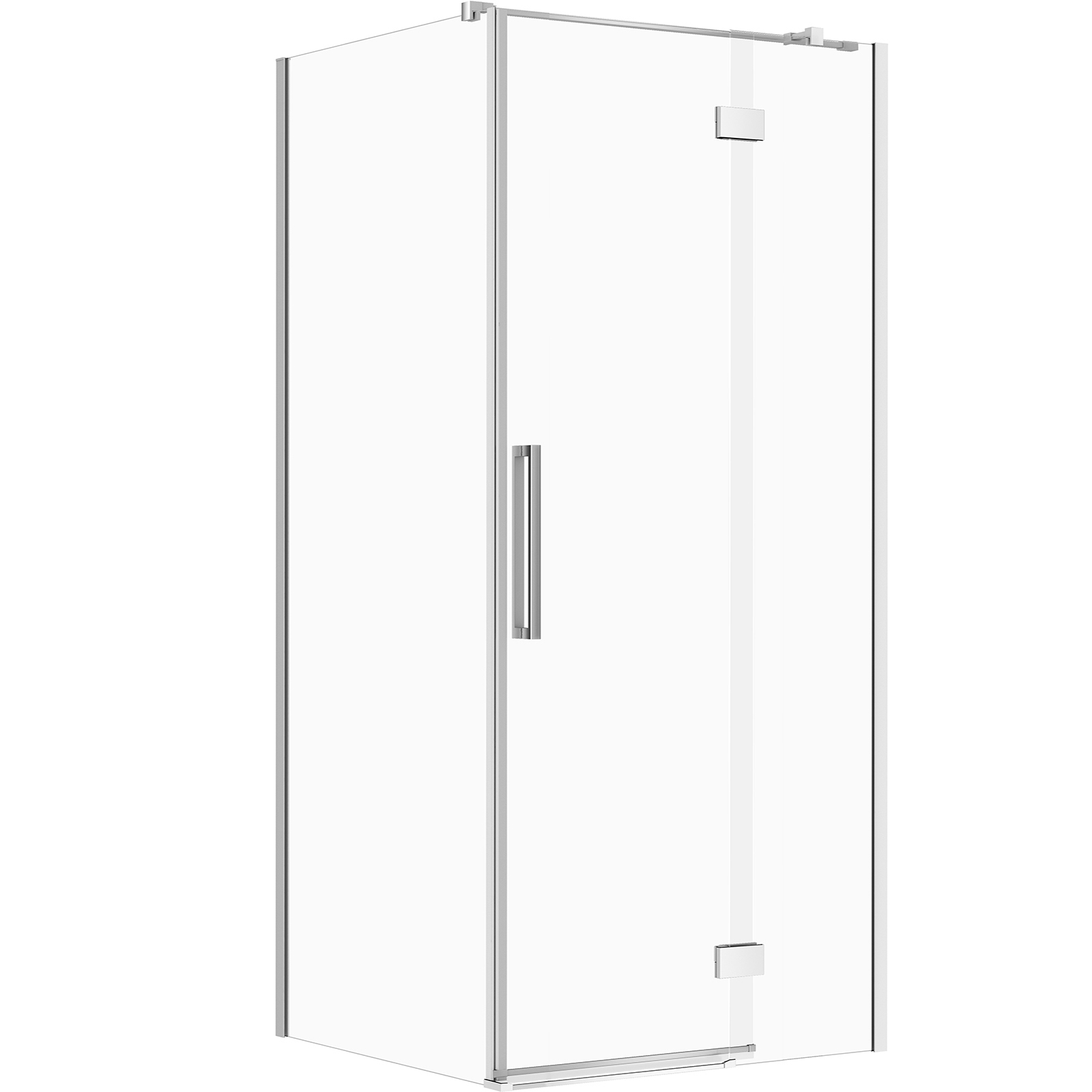 CERSANIT Quadratische Duschkabine CREA rechts 90x90x200 cm chrom S601-136