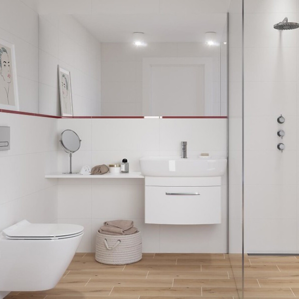 WANDFLIESE BIANCA WEIß GLÄNZEND 29,8X59,8 #057 CERSANIT WANDFLIESE BIANCA WEIß GLÄNZEND 29,8X59,8 #057 CERSANIT