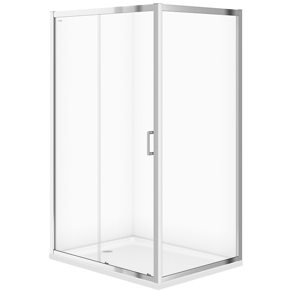 CERSANIT ARTECO Schiebeduschkabine 120x90x190 transparentes Glas S157-012