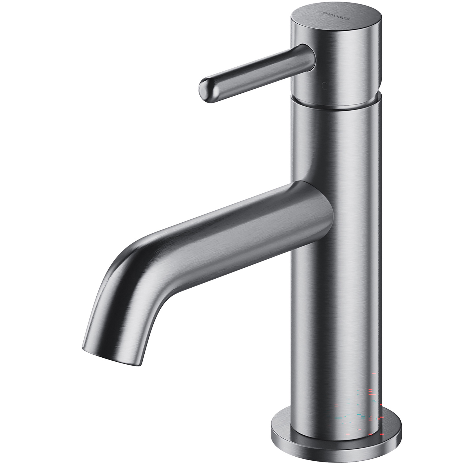 OMNIRES Y-Sockel-Waschbeckenwasserhahn gebürstetes Nickel Y1210NNI