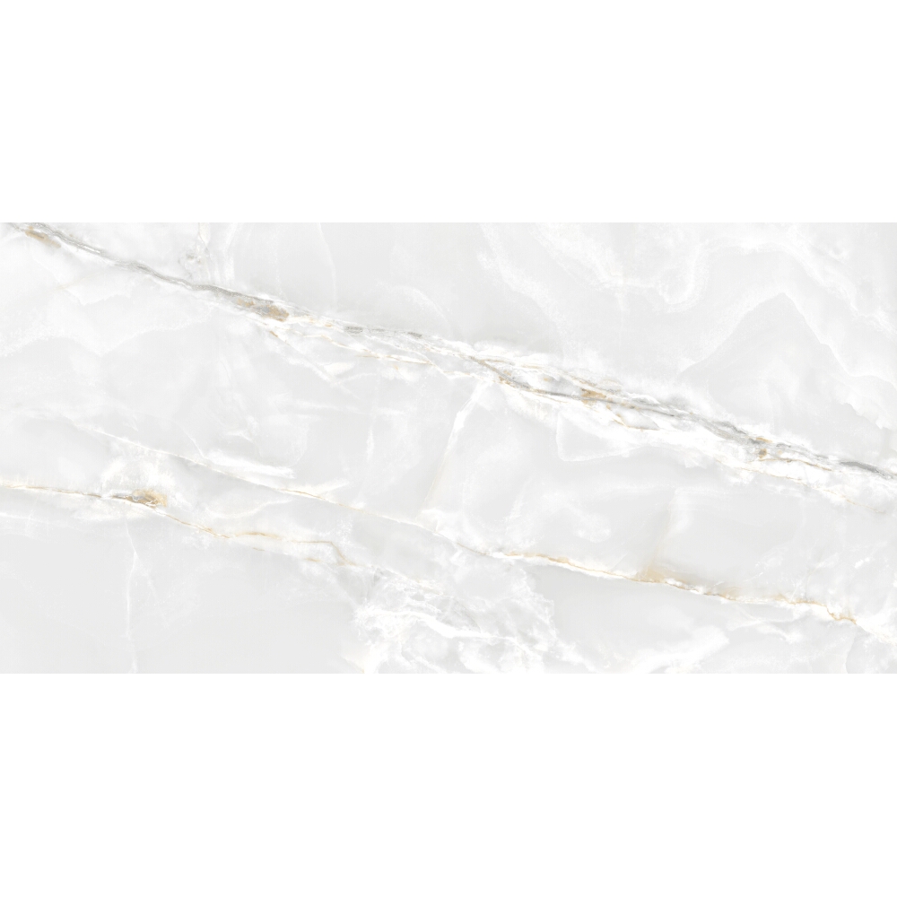 BODENFLIESE MARMOROPTIK ETERNAL WEIß GLÄNZEND 60X120 ECOCERAMIC