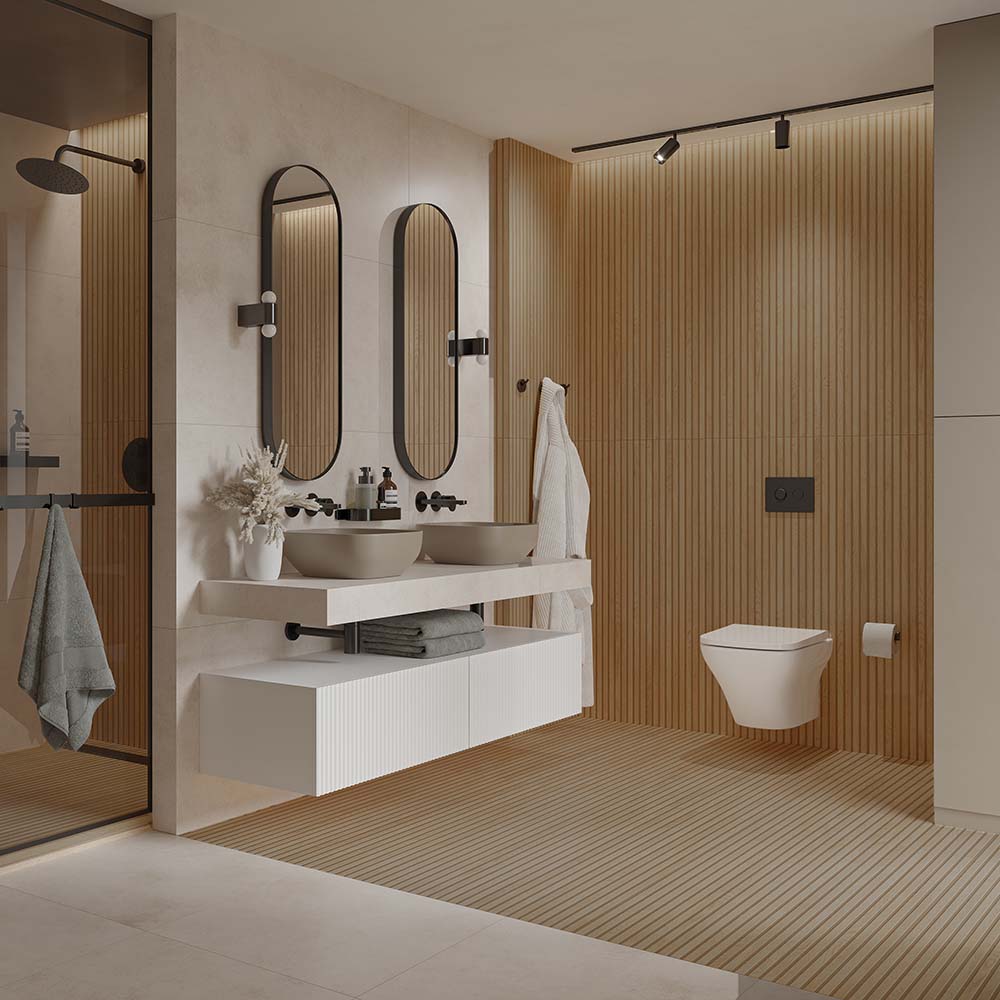 BODENFLIESE HOLZOPTIK ROLLWOOD BRAUN MATT 59,8X119,8 CERSANIT