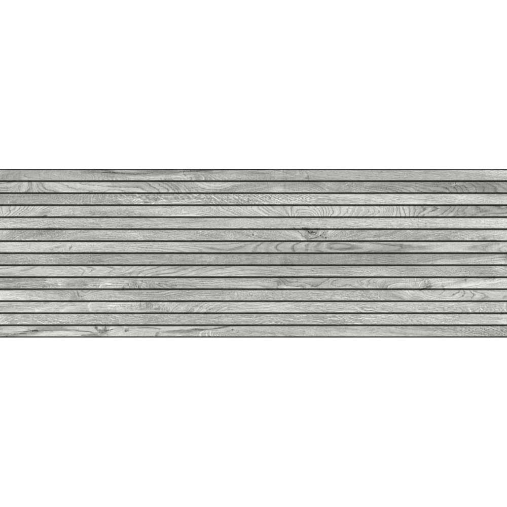 WANDFLIESE BAND WOOD GREY MAT 39,8X119,8