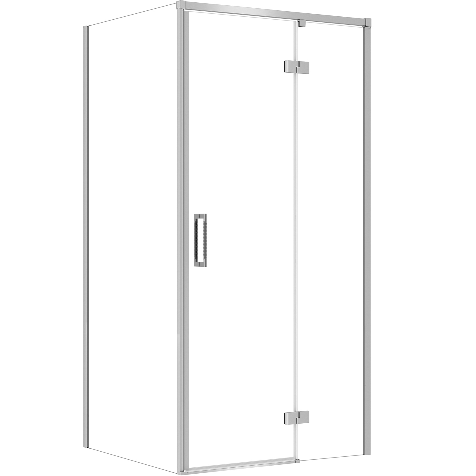 CERSANIT Rechteckige Duschkabine LARGA rechts 100x90x195 cm chrom S601-308