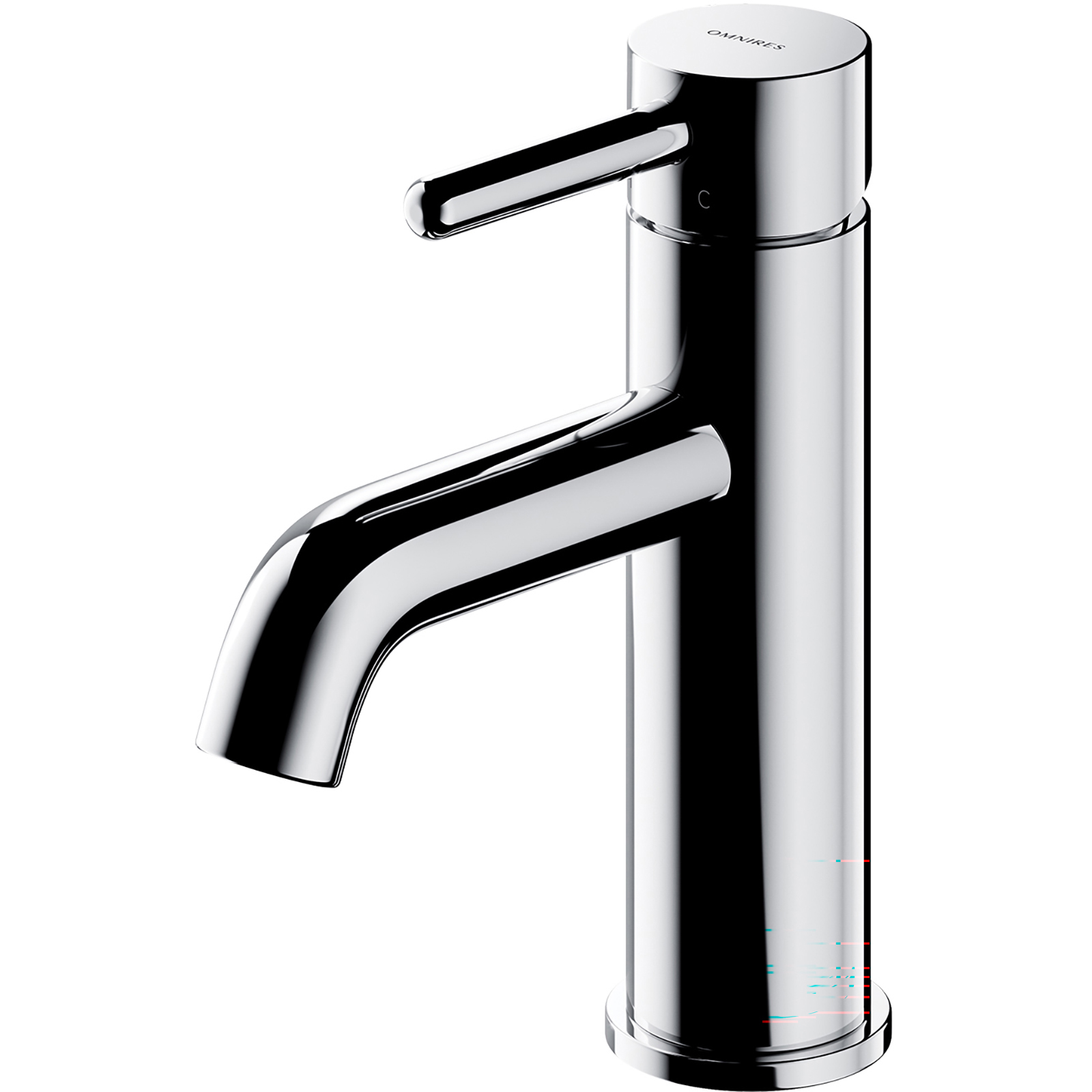 OMNIRES Stehender Waschbecken-Wasserhahn mit Chromglanz Y1210CR
