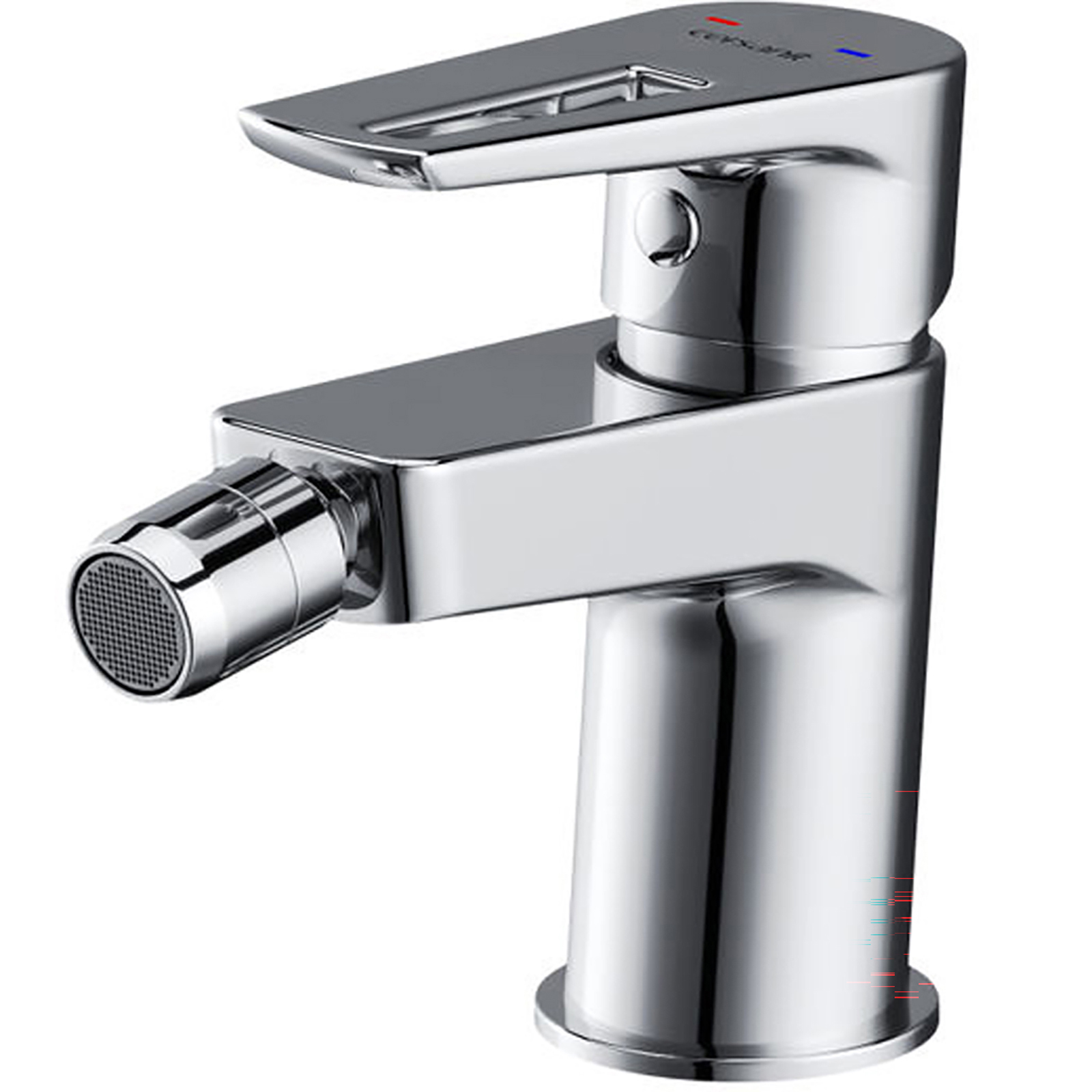 CERSANIT Stand-Bidetmischer MILLE chrom mit Metallstopper S951-347