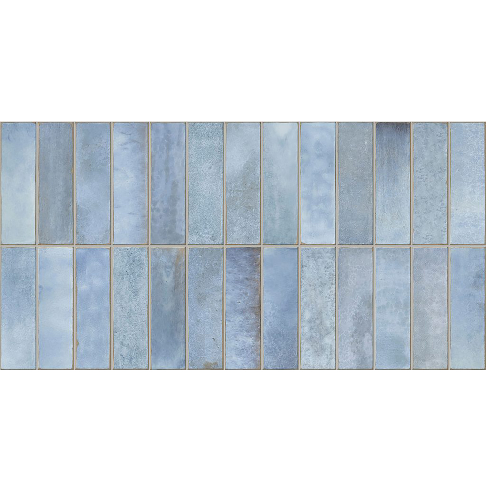 BODENFLIESE DECO ARTIS BLAU GLÄNZEND 32X62,5 GAYAFORES