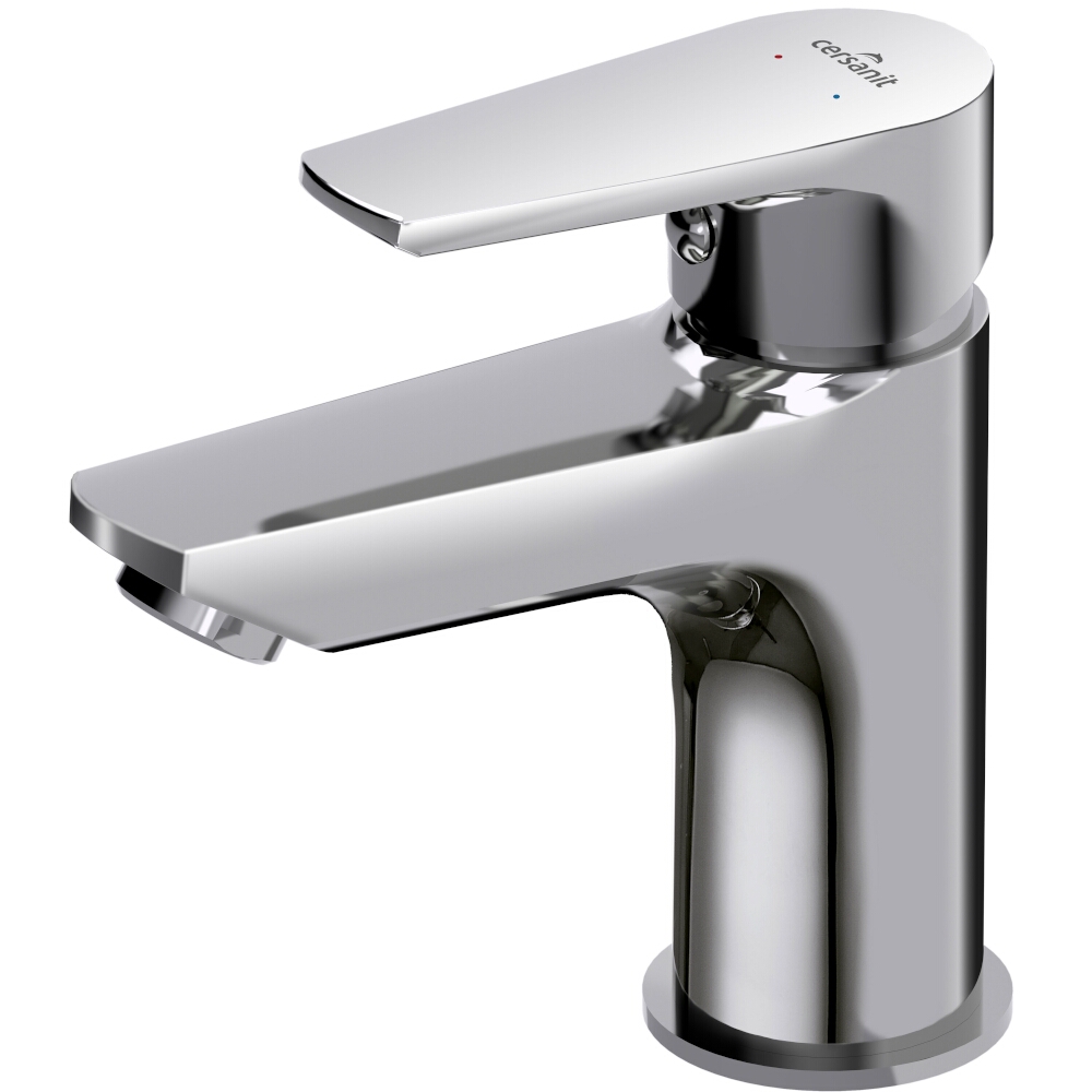 CERSANIT Stand-Waschtischarmatur VERO chrom mit Metallstopper S951-042
