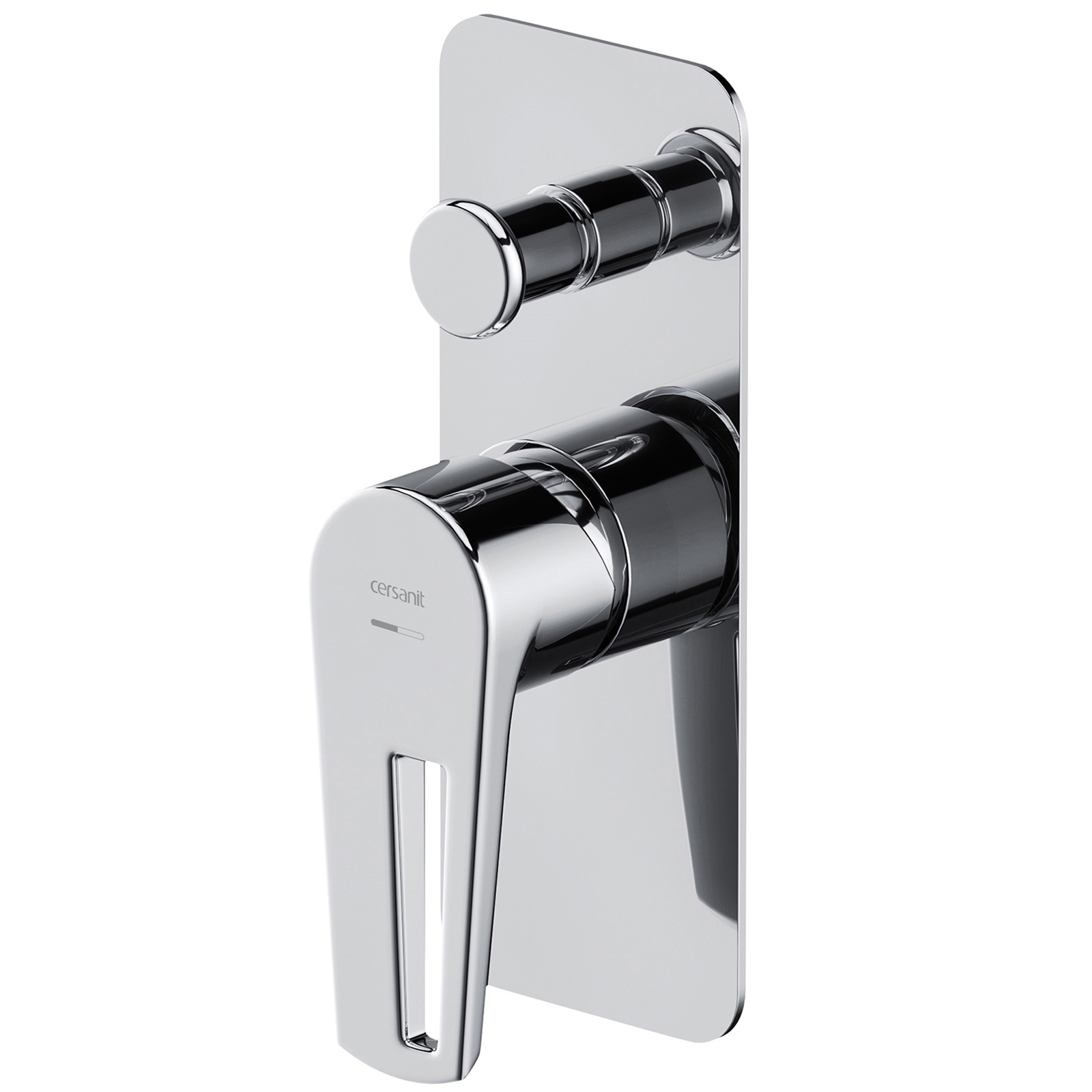 CERSANIT Unterputz-Wannen- und Duscharmatur MILLE chrom mit Box S951-342 CERSANIT Unterputz-Wannen- und Duscharmatur MILLE chrom mit Box S951-342