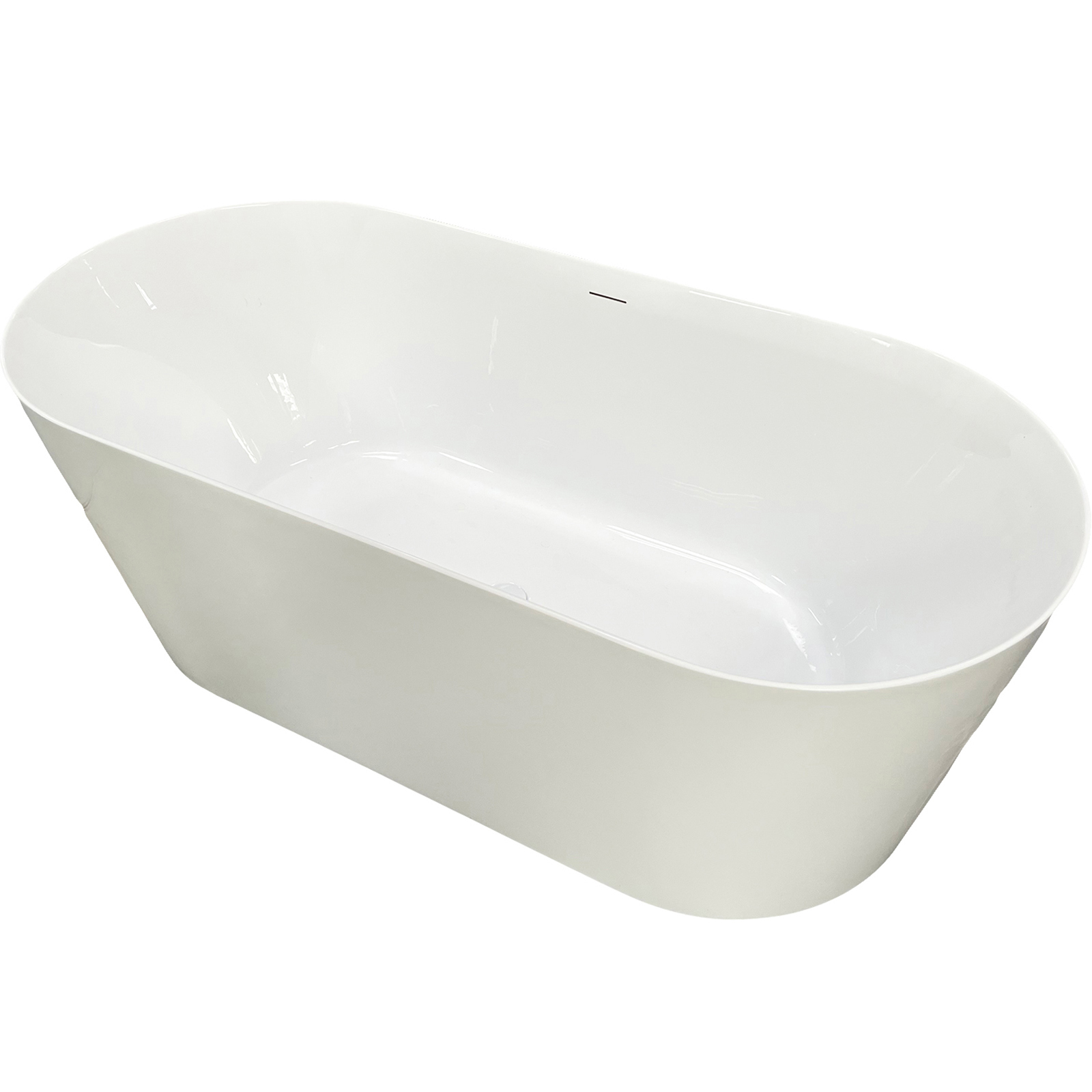 LAVITA Freistehende Badewanne OVO SLIM 160x75 cm