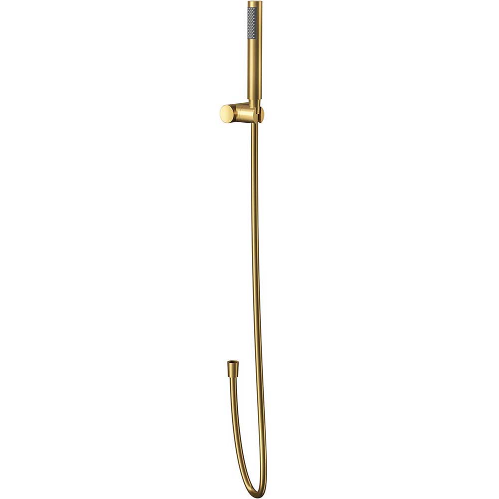 CERSANIT VIRGO Duschgarnitur, Fleckenhalter aus gebürstetem Gold S951-850