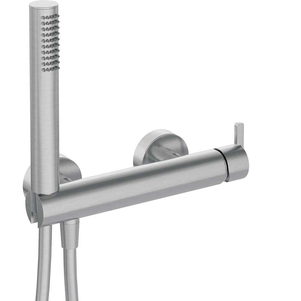 DEANTE SILIA wandmontierter Duschwasserhahn mit gebürstetem Stahl BQS_F41M