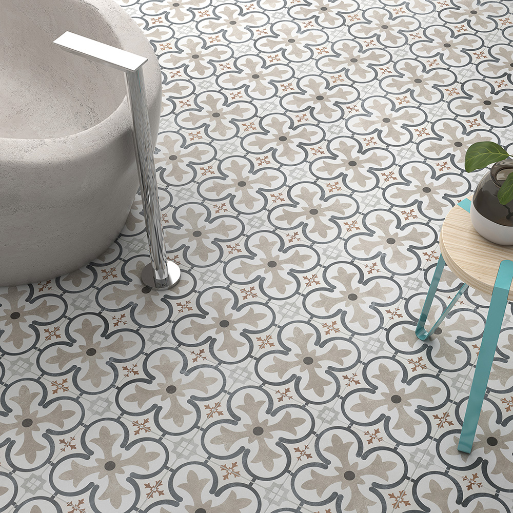 BODENFLIESE PATCHWORK BOULEVARD BEIGE 45X45 GEOTILES