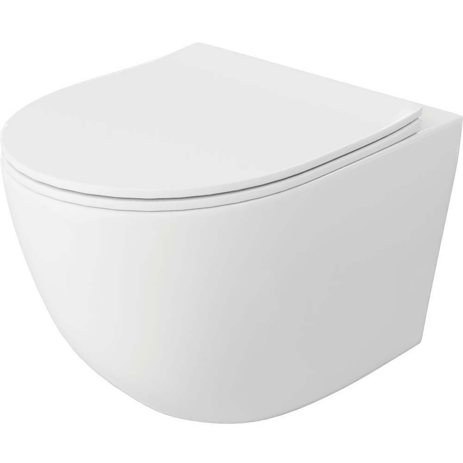 LAVITA Wand-WC SINTO 2.0 Swirl mit Duroplast-Sitz weiß
