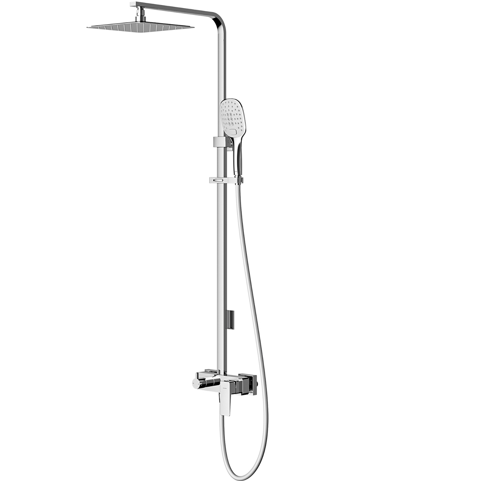 OMNIRES PARMA Duschsystem Oberflächenmontiertes Chromglanz PM7444CR OMNIRES PARMA Duschsystem Oberflächenmontiertes Chromglanz PM7444CR