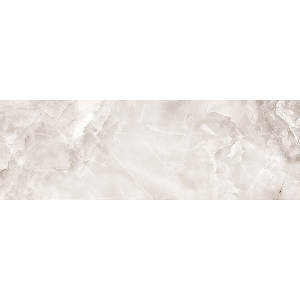 WANDFLIESE STEINOPTIK SHINY ONYX GRAU GLÄNZEND 39,8X119,8 CERSANIT