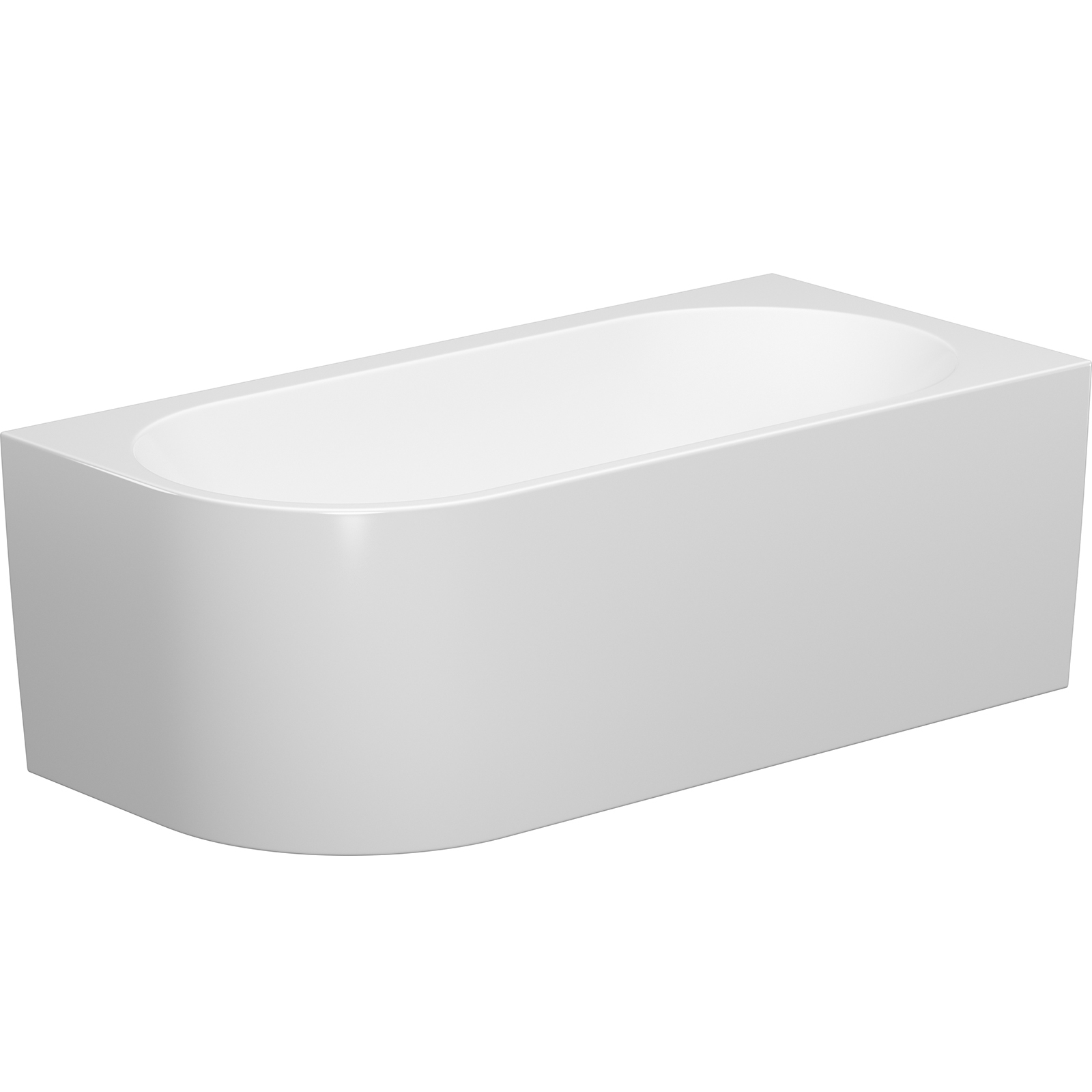 CERSANIT freistehende Eckbadewanne CREA Rechts 170x82 S301-330