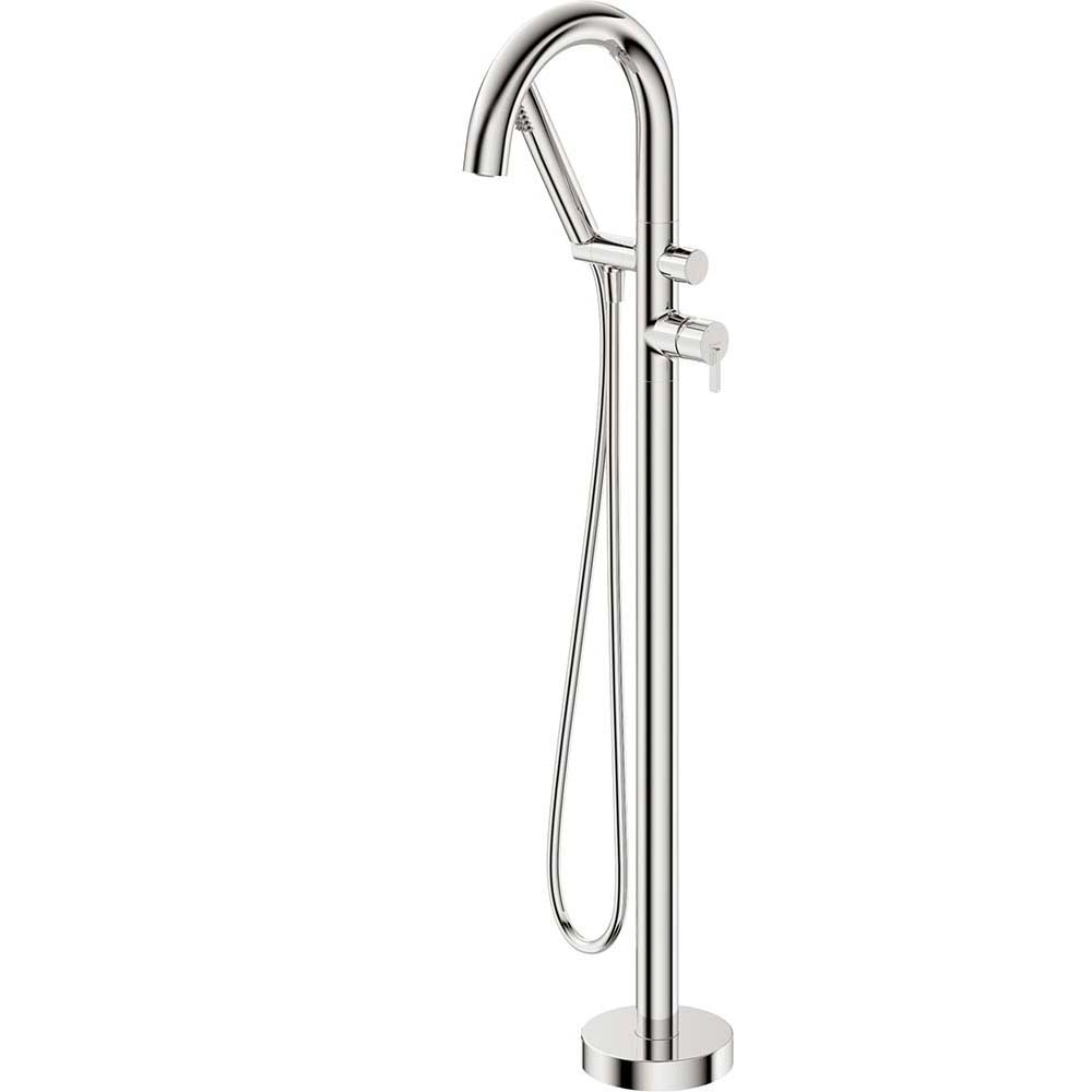 DEANTE SILIA freistehende Badewannenmixer mit Duschset in Chrom BQS_017N