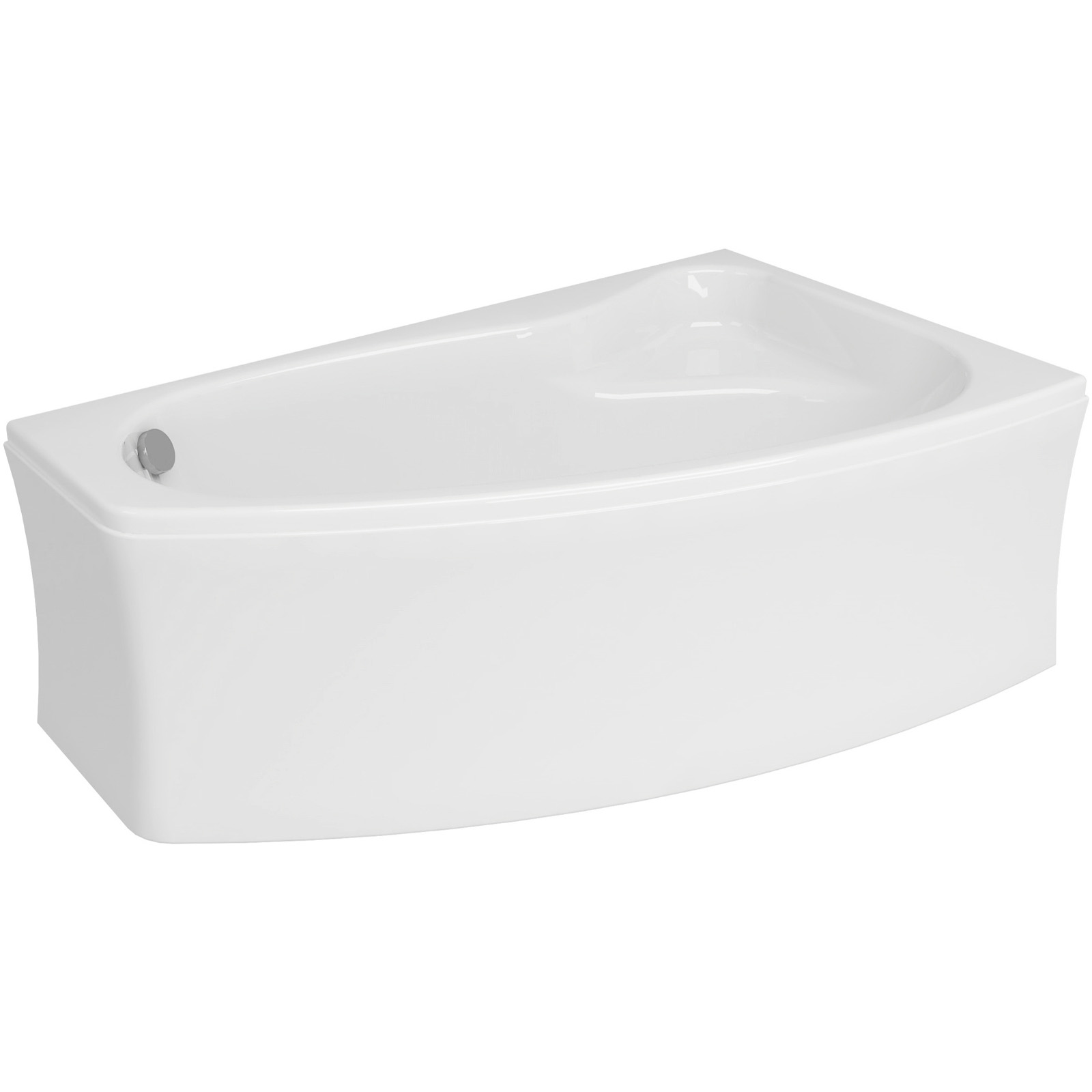 CERSANIT Asymmetrische Eckbadewanne SICILIA NEU 170x100 rechts S301-098