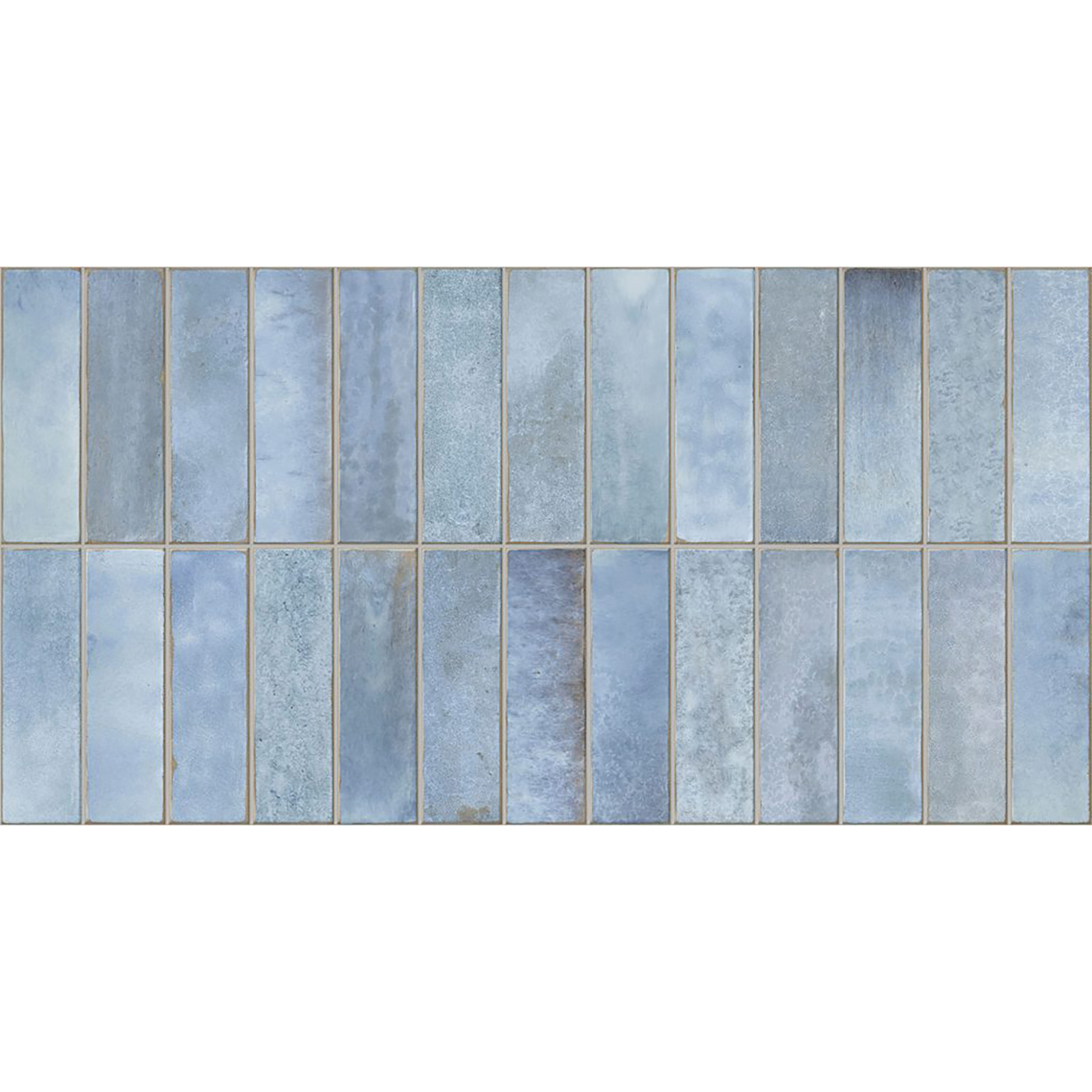 BODENFLIESE DECO ARTIS BLAU GLÄNZEND 32X62,5 GAYAFORES