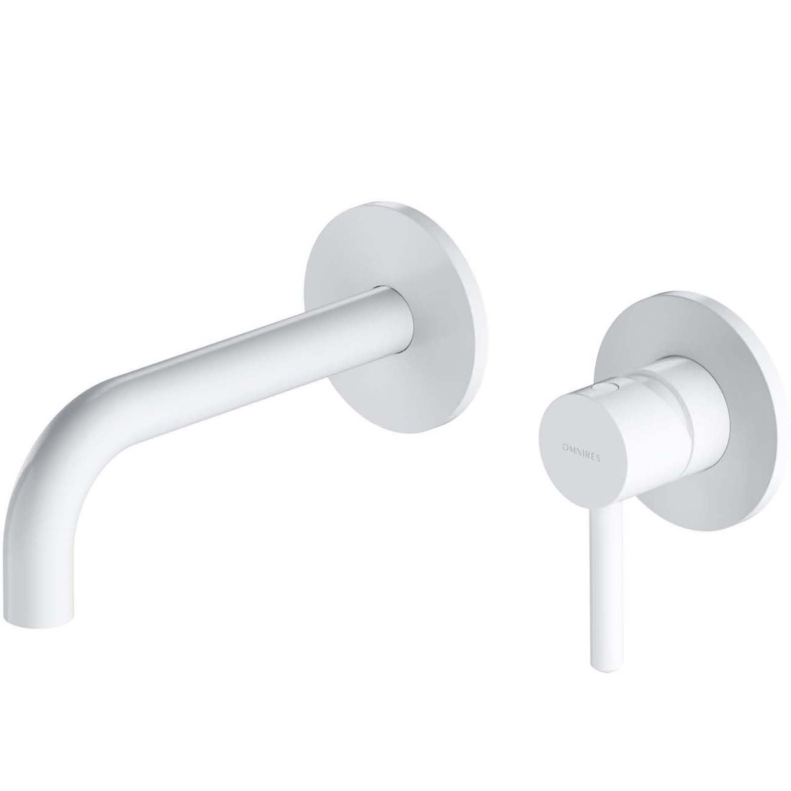OMNIRES Waschbeckenhahn Y bündig montiert, weiß matte Y1215HWM OMNIRES Waschbeckenhahn Y bündig montiert, weiß matte Y1215HWM