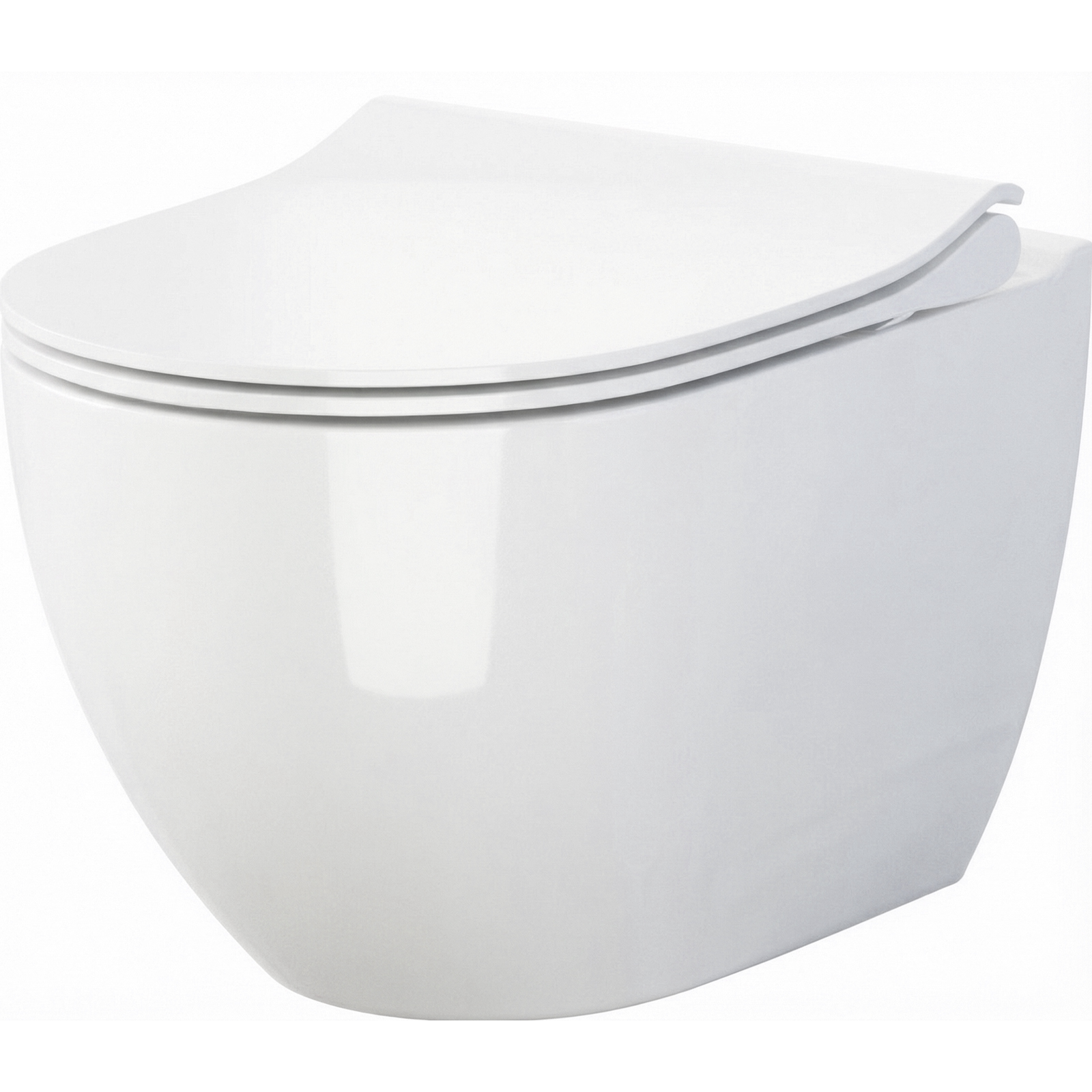 CERSANIT Wand aufgehängte Toilettenschüssel URBAN HARMONY Cleon On mit antibakterieller Duroplast Sitz ohne Niederschlag einfache Ablösung K701-256