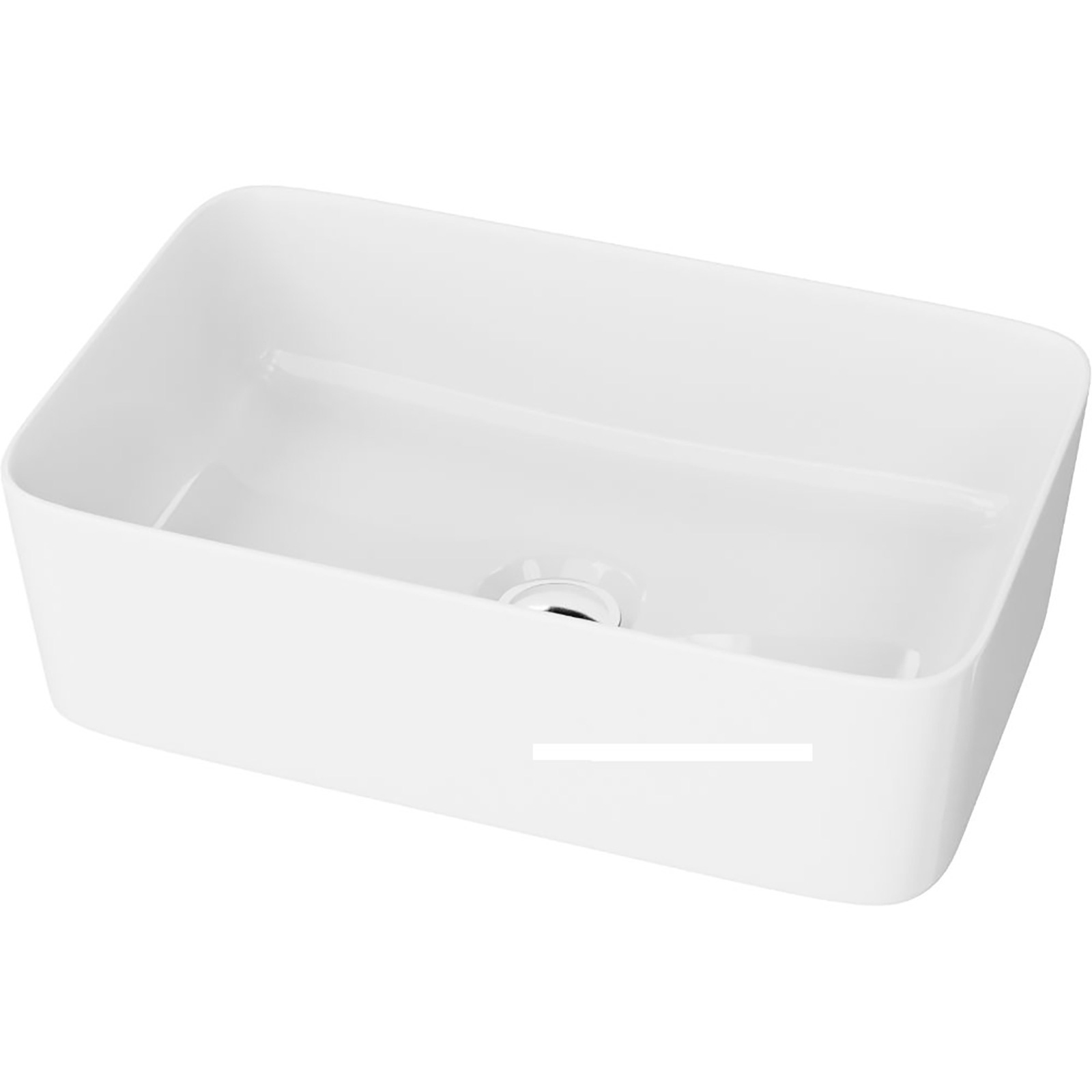 LAVITA Arbeitsplatte Waschbecken CANAL weiß
