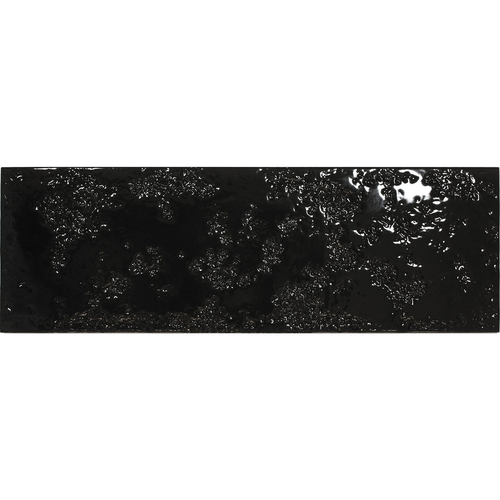 DEKORFLIESE KAMADO BLACK GLÄNZEND 15X45 REALONDA