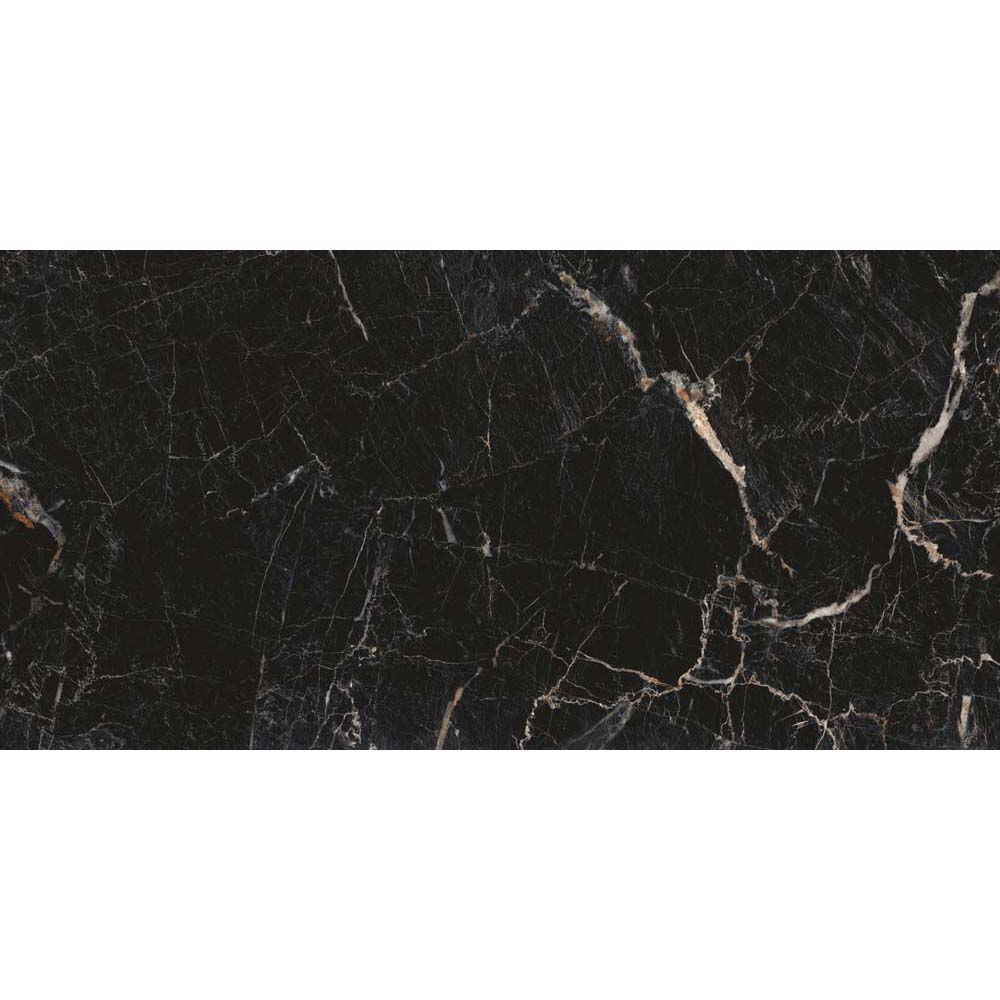 BODENFLIESE MARMOROPTIK ARAKAMI SCHWARZ POLIERT 60X120 CERSANIT