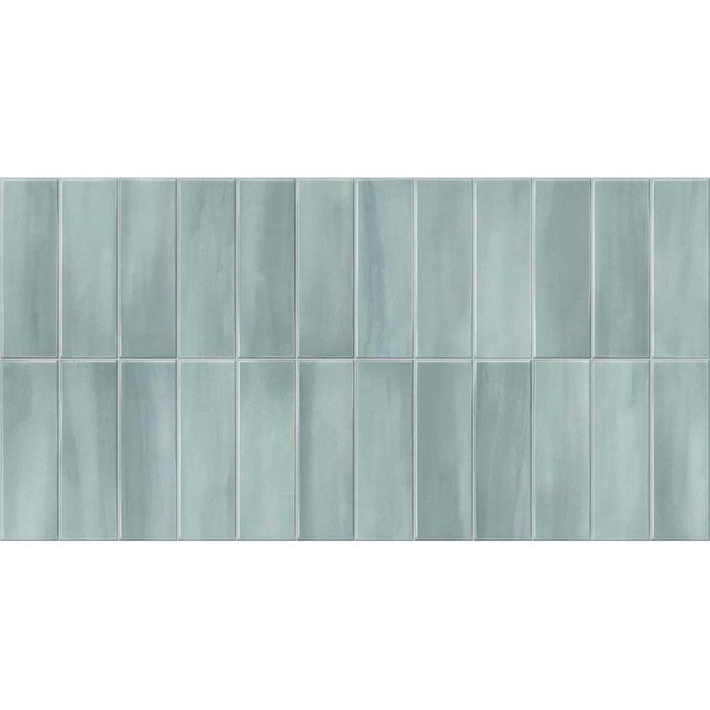 BODENFLIESE DECO ALLURE GRÜN GLÄNZEND 32X62,5 GAYAFORES