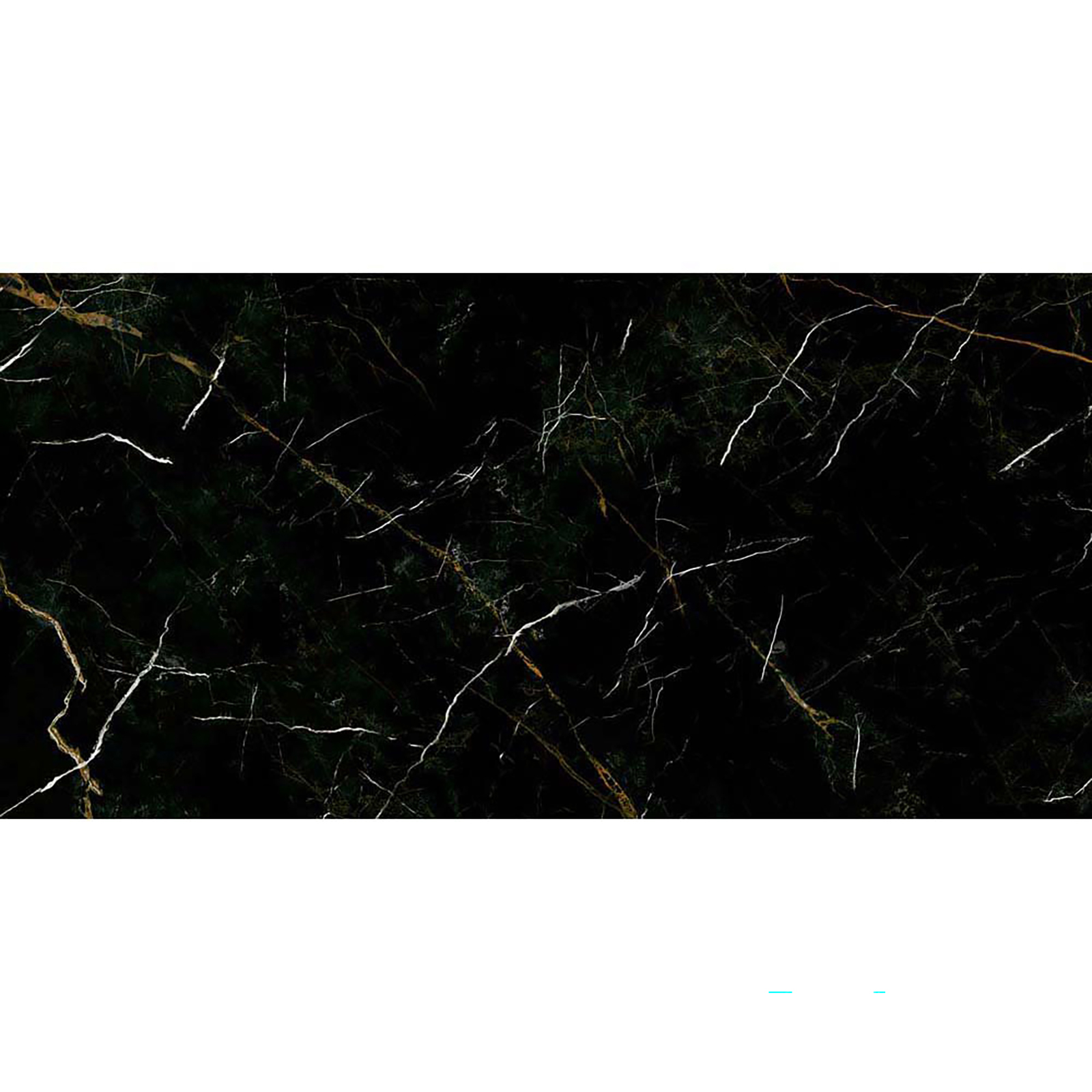 BODENFLIESE MARMOROPTIK GALACTIC BLACK GLÄNZEND 60X120 CERSANIT