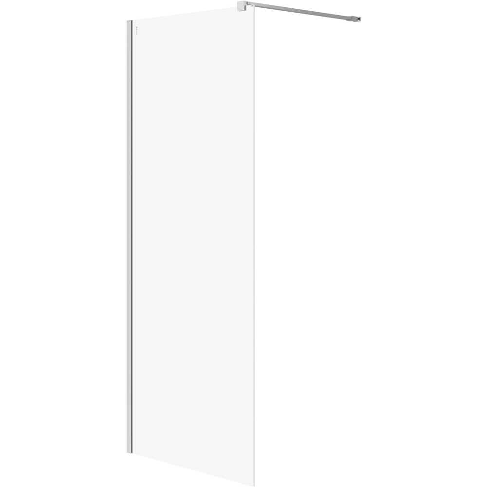 CERSANIT WALK-IN MILLE Duschkabine chrom 80x200 transparentes Glas S161-005