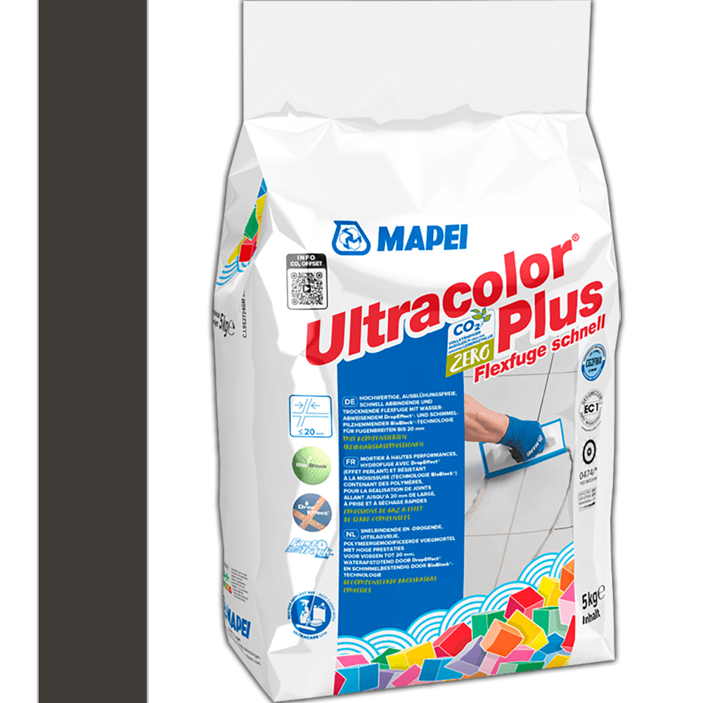 Fugenmörtel MAPEI ULTRACOLOR PLUS 120 SCHWARZ 5 KG