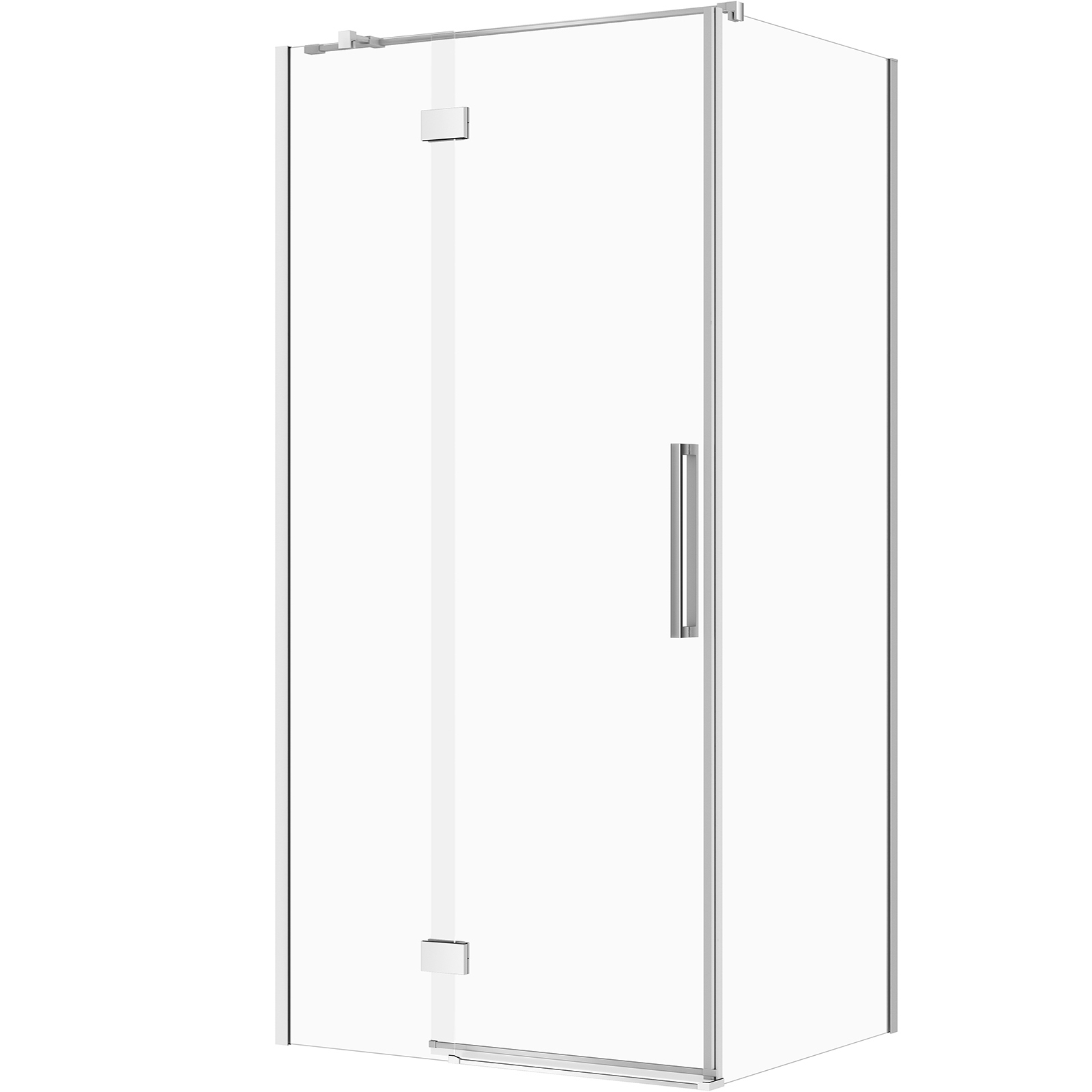 CERSANIT Rechteckige Duschkabine CREA links 100x90x200 cm chrom S601-294