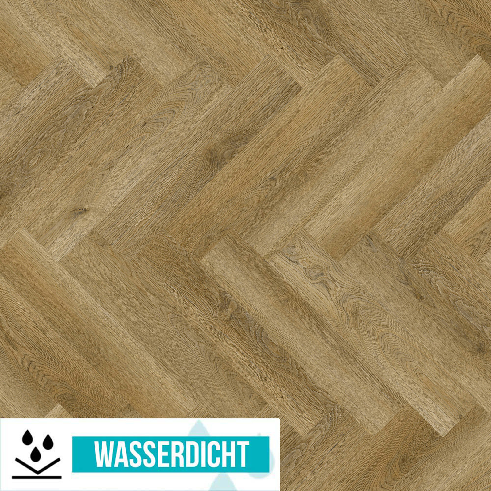 Vinylboden SPC MHC ROTBERG HERRINGBONE BAROK OAK KL 23-33 5,5 mm