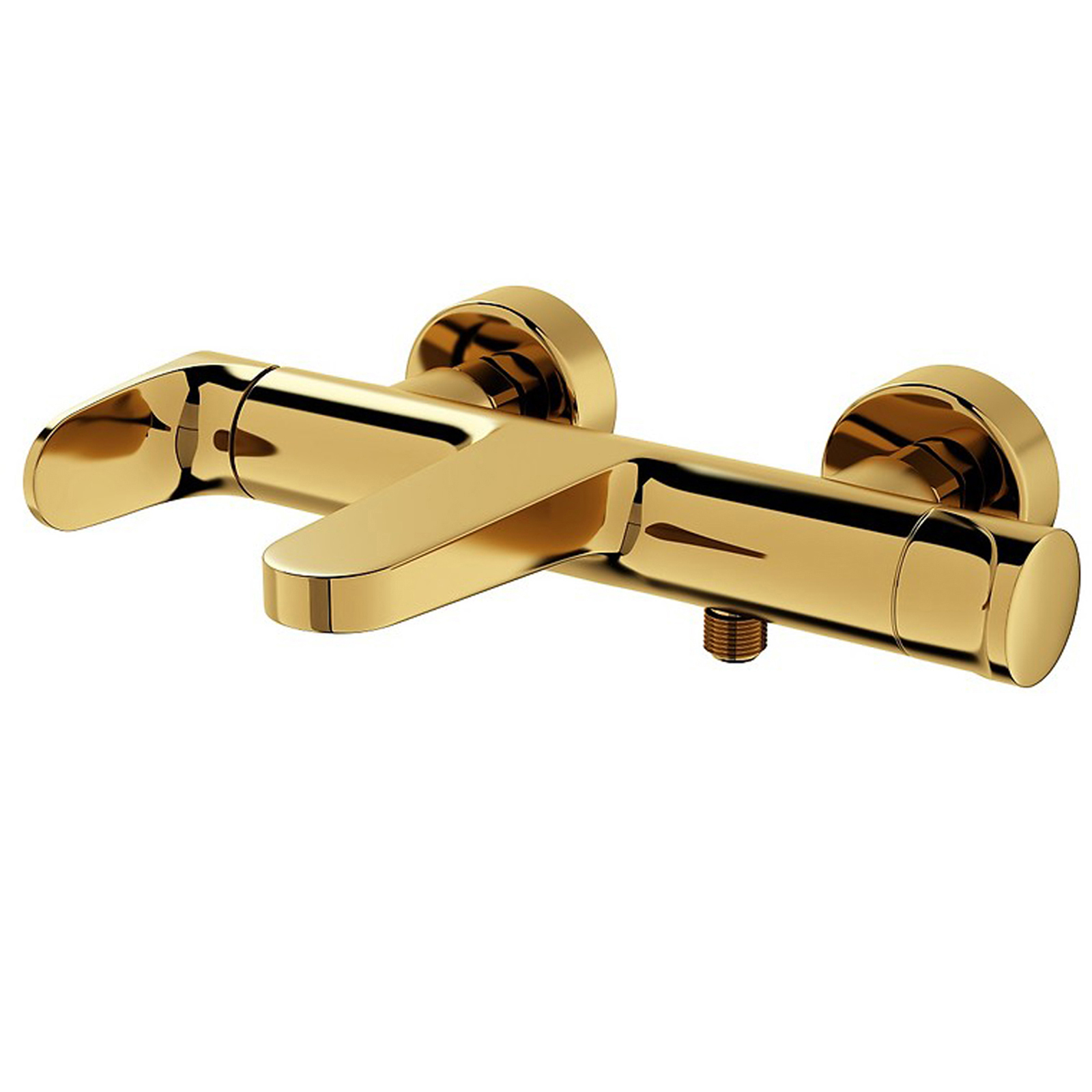 CERSANIT Wand-Wannen- und Duschmischer INVERTO Griffe 2 Design in 1 gold S951-284 CERSANIT Wand-Wannen- und Duschmischer INVERTO Griffe 2 Design in 1 gold S951-284